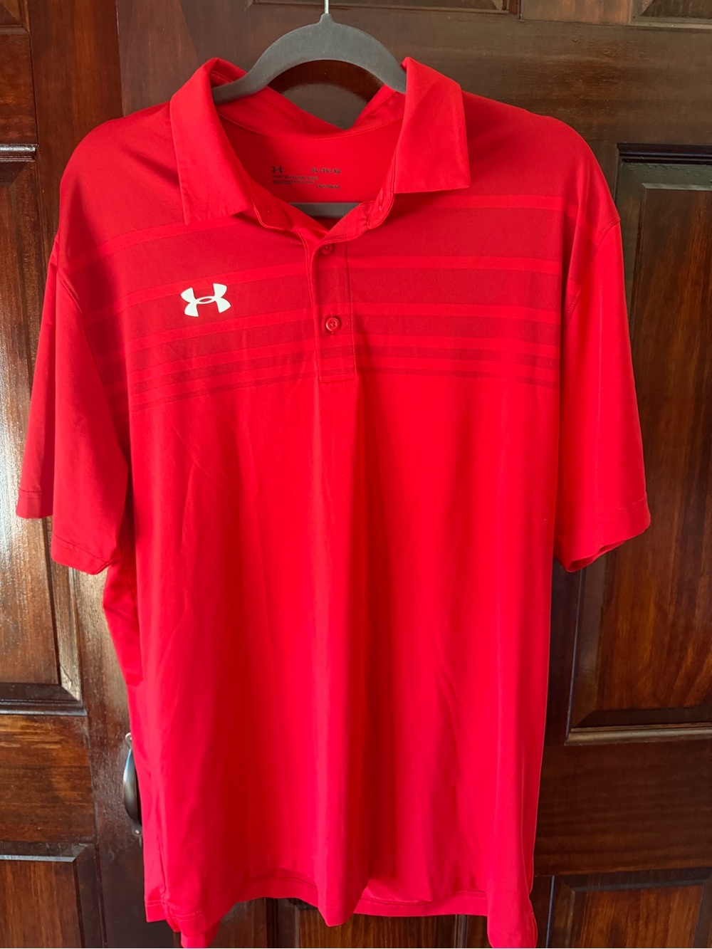 Under Armour Men’s Bright Red Performance Polo